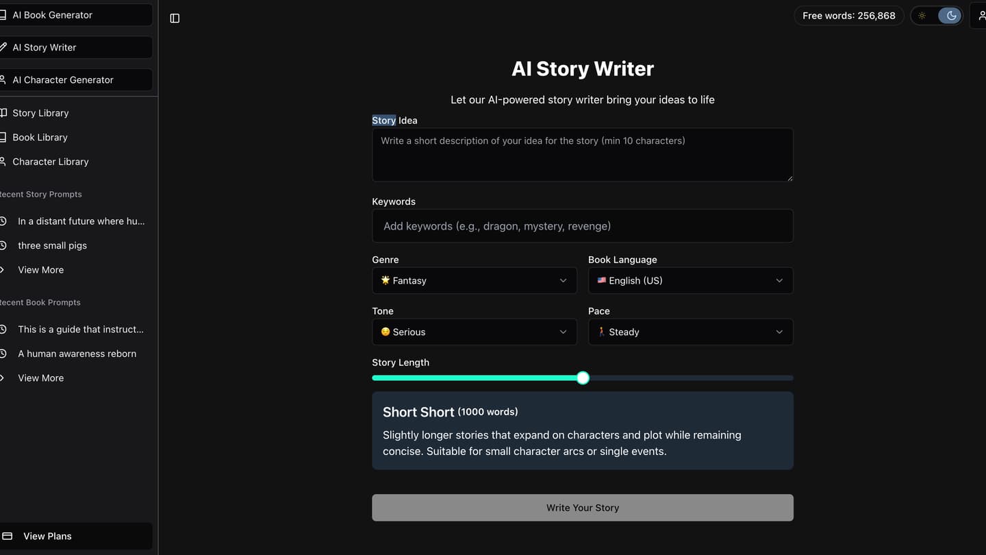 AI Story Writer